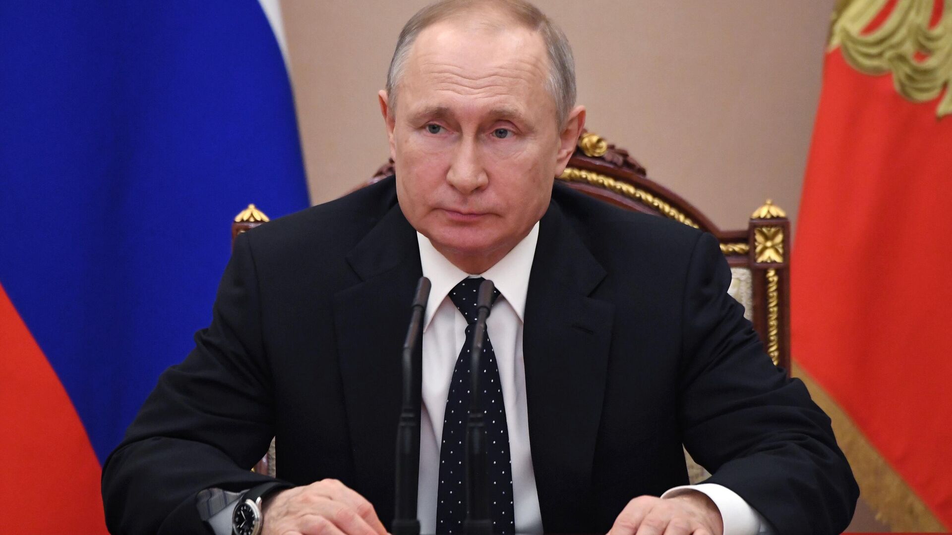 Путин провёл с Совбезом обсуждение внешнеполитических вопросов